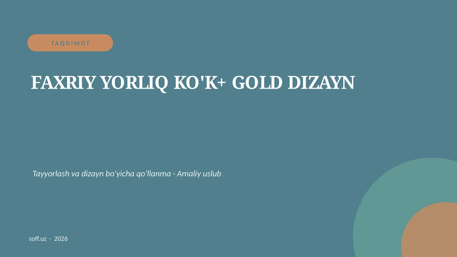 FAXRIY YORLIQ KO'K+ GOLD DIZAYN 1