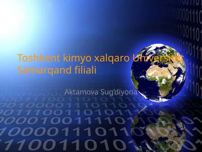 Windows Operatsion Tizimi 1