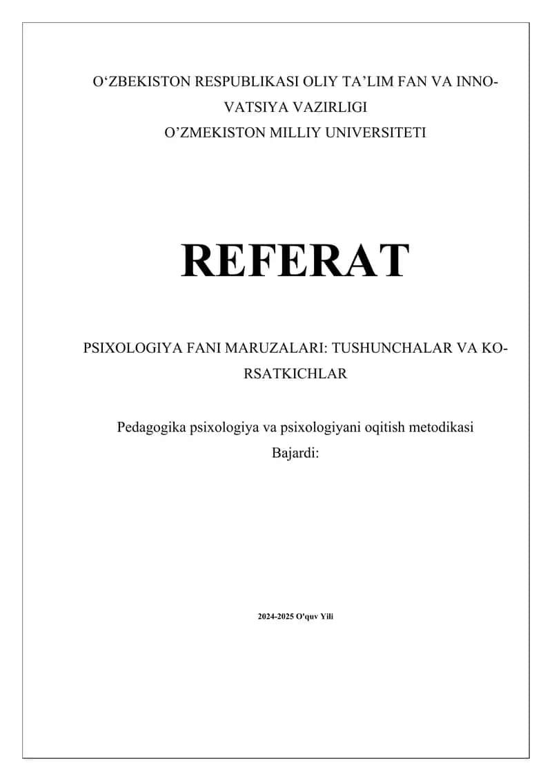TUSHUNCHALAR VA KORSATKICHLAR 1