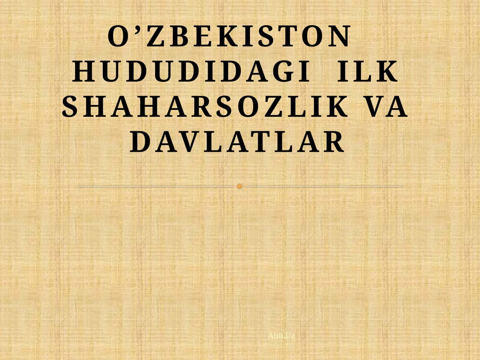 SHAHARSOZLIK 1