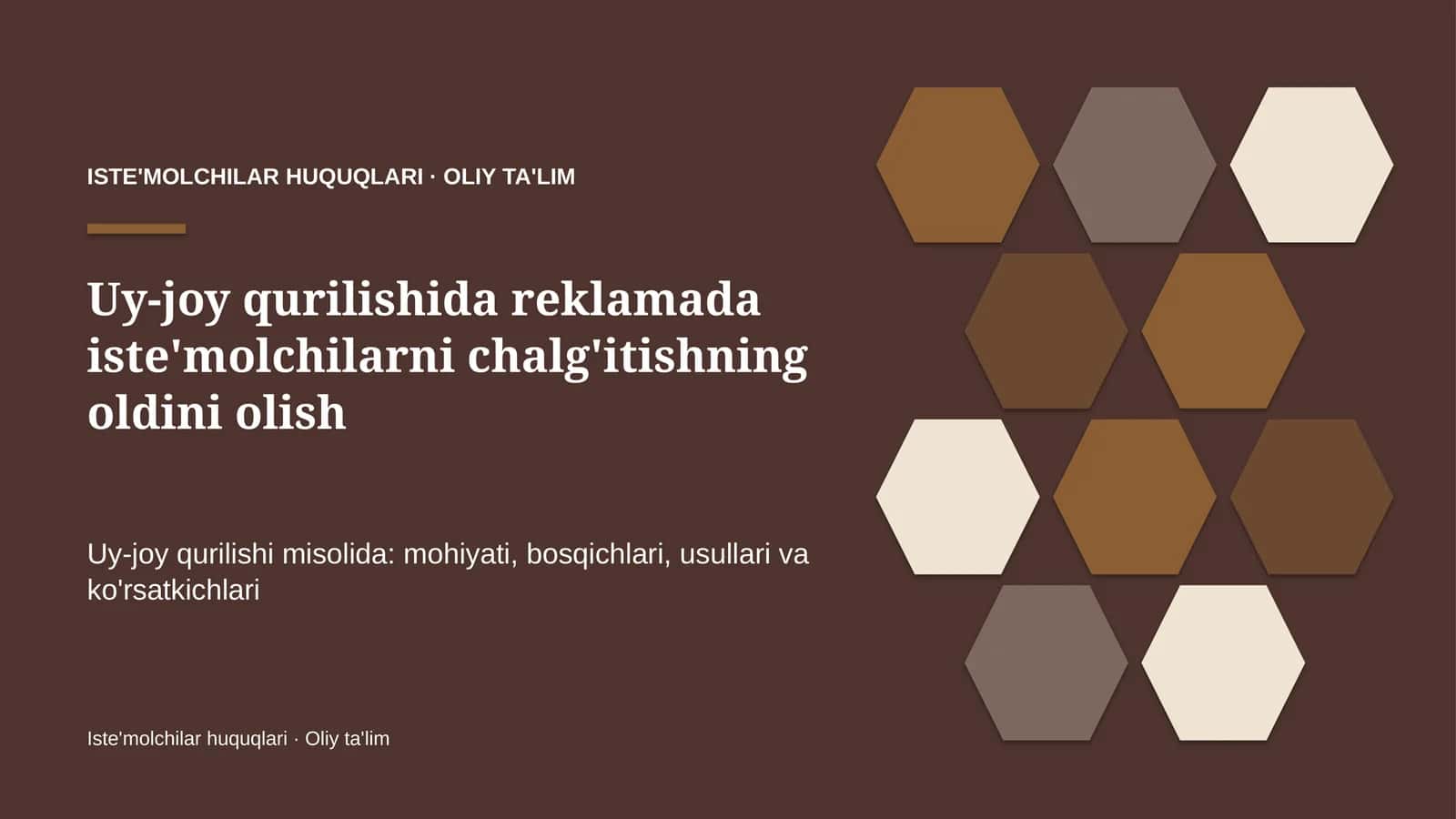 uy joy qurilishida reklamada iste'molchilarni chalg'itishning oldini olish 6638 1