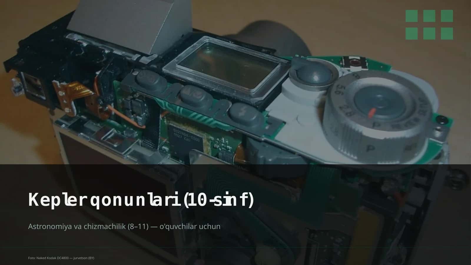 Kepler qonunlari (10-sinf) 1