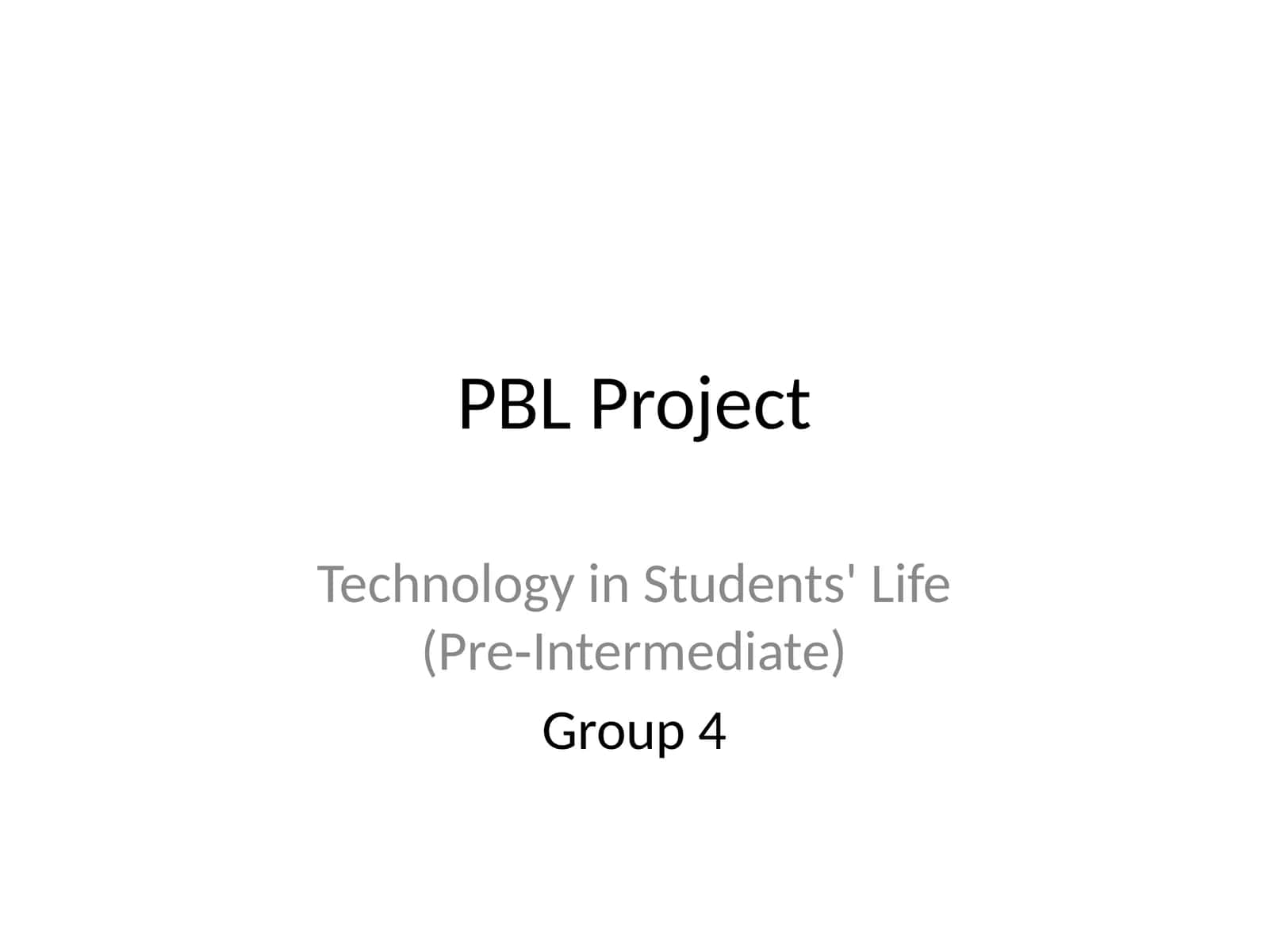 Technology in Students' Life (Pre‑Intermediate) 1