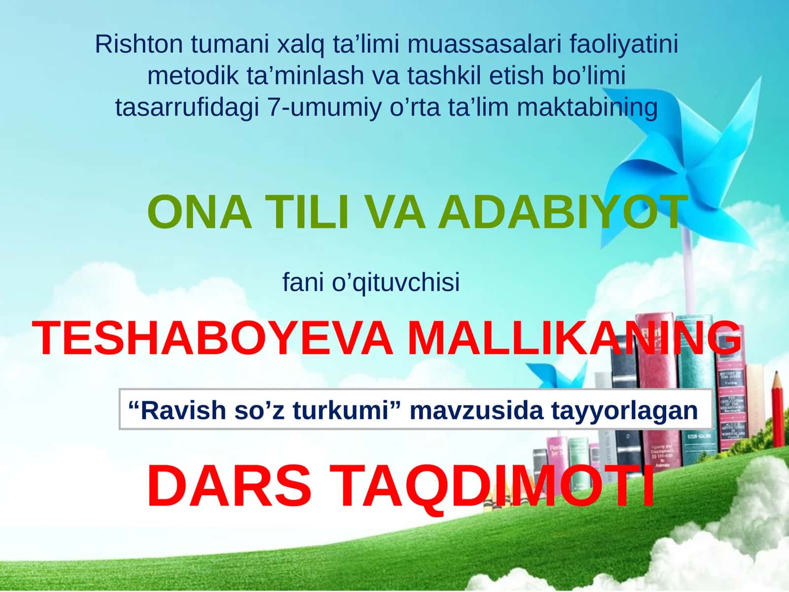 Dars Taqdimoti 1