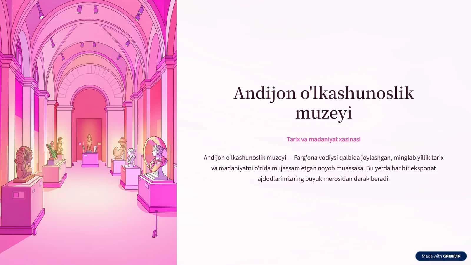 Andijon o'lkashunoslik muzeyi 1