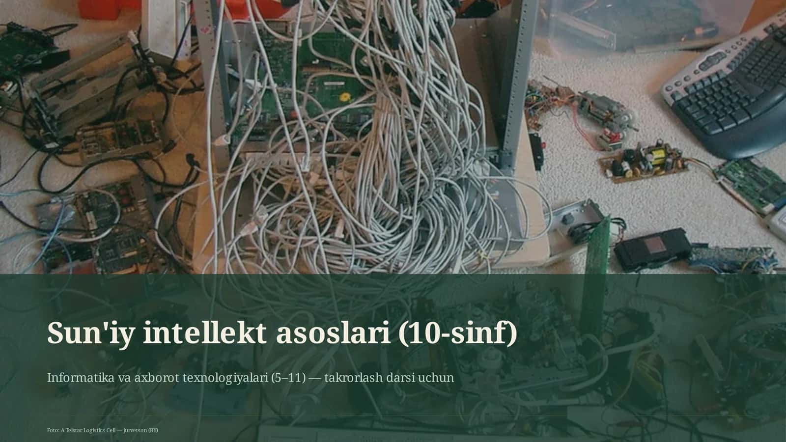 Sun'iy intellekt asoslari (10-sinf) 1