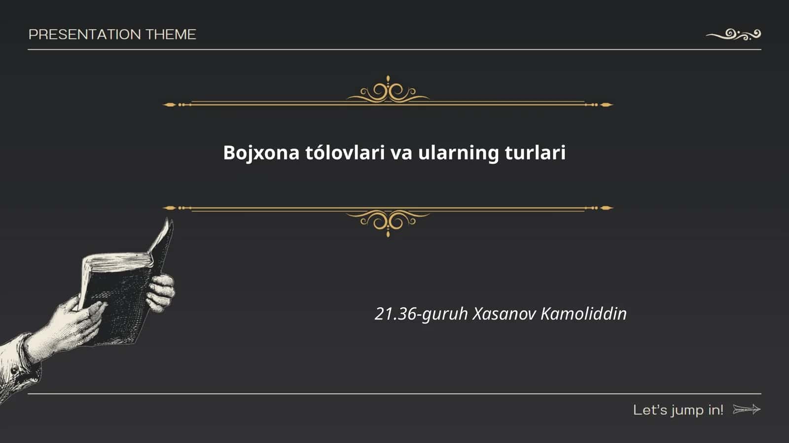 Bojxona tólovlari va ularning turlari 1