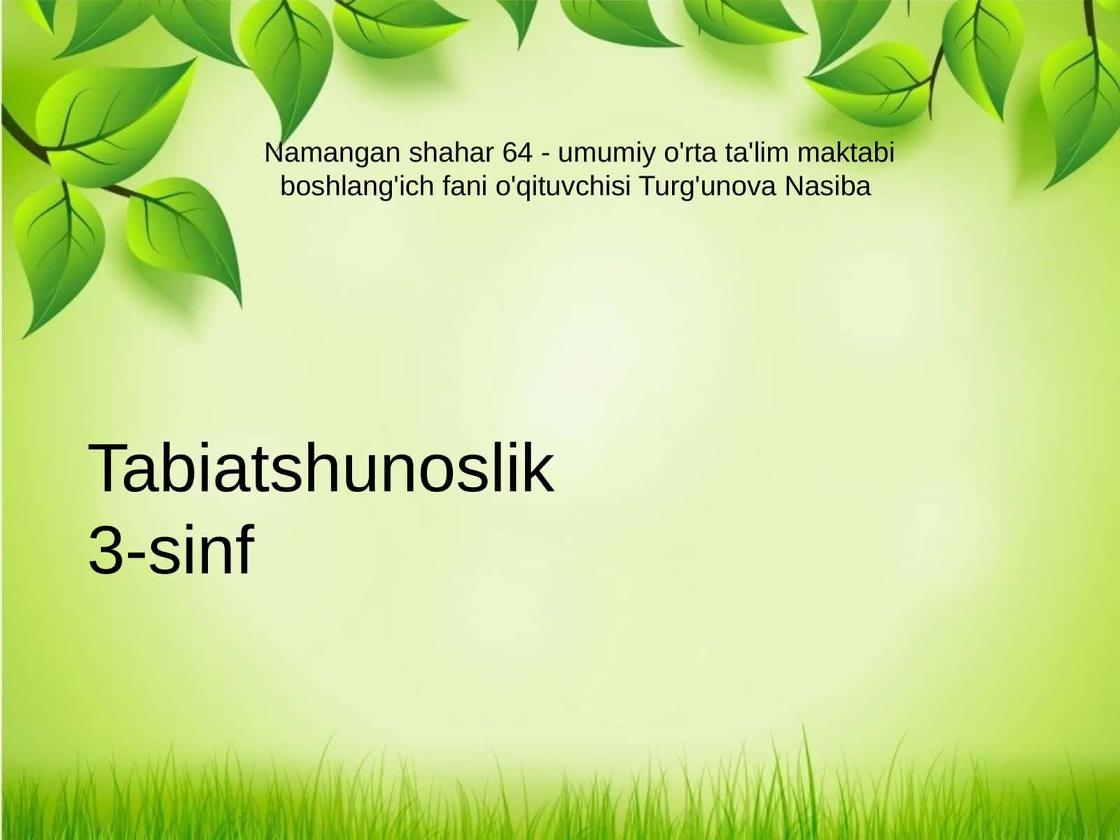 Tabiatshunoslik3-sinf 1
