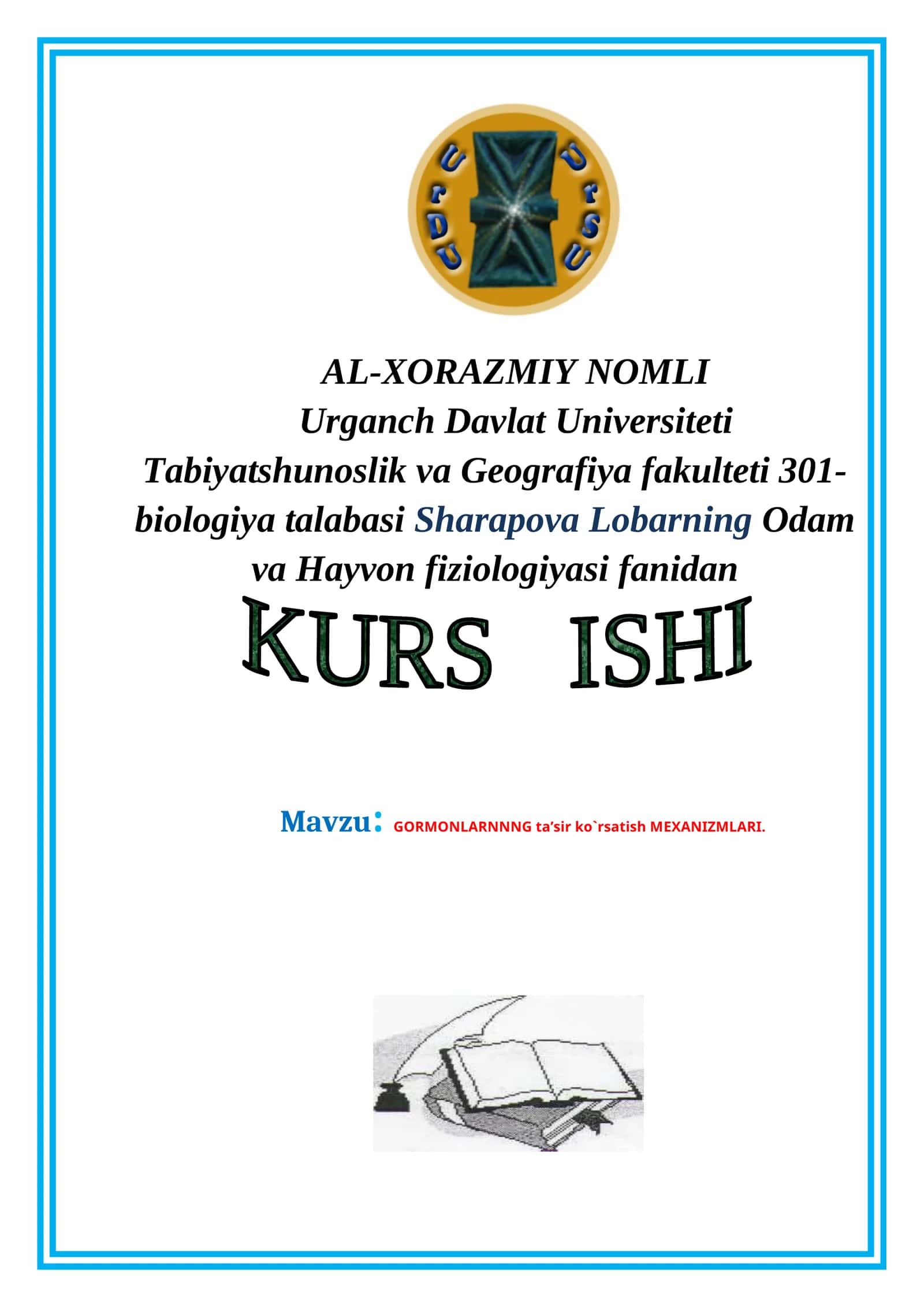 GОRMОNLARNNNG ta’sir ko`rsatish MЕХANIZMLARI 1