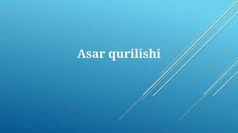 Asarqurilishi 1