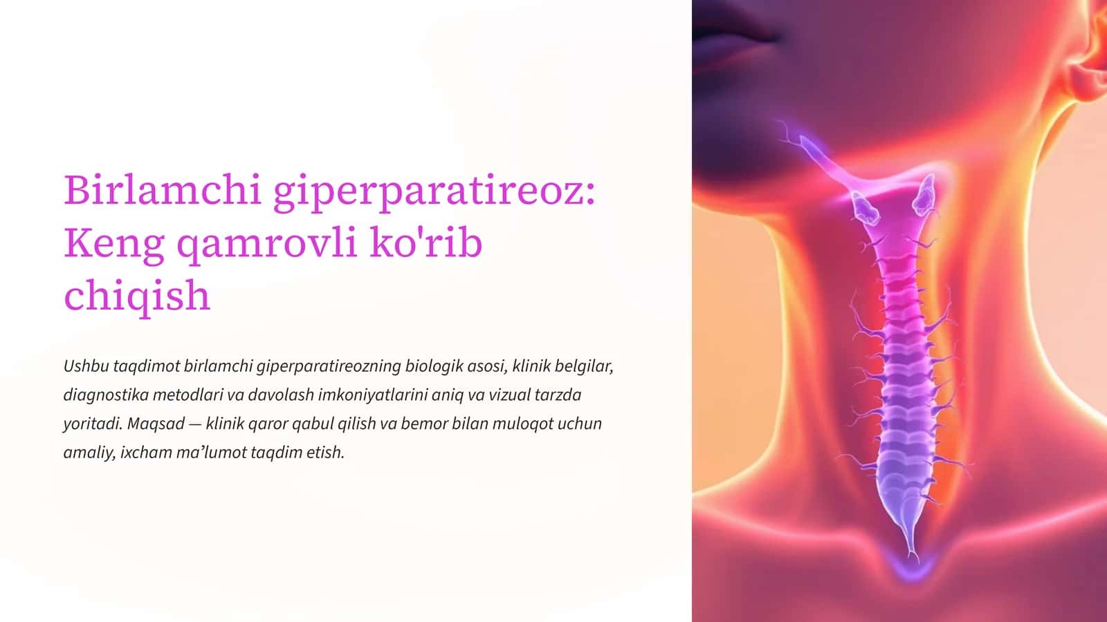 Birlamchi giperparatireoz: Keng qamrovli ko'rib chiqish 1