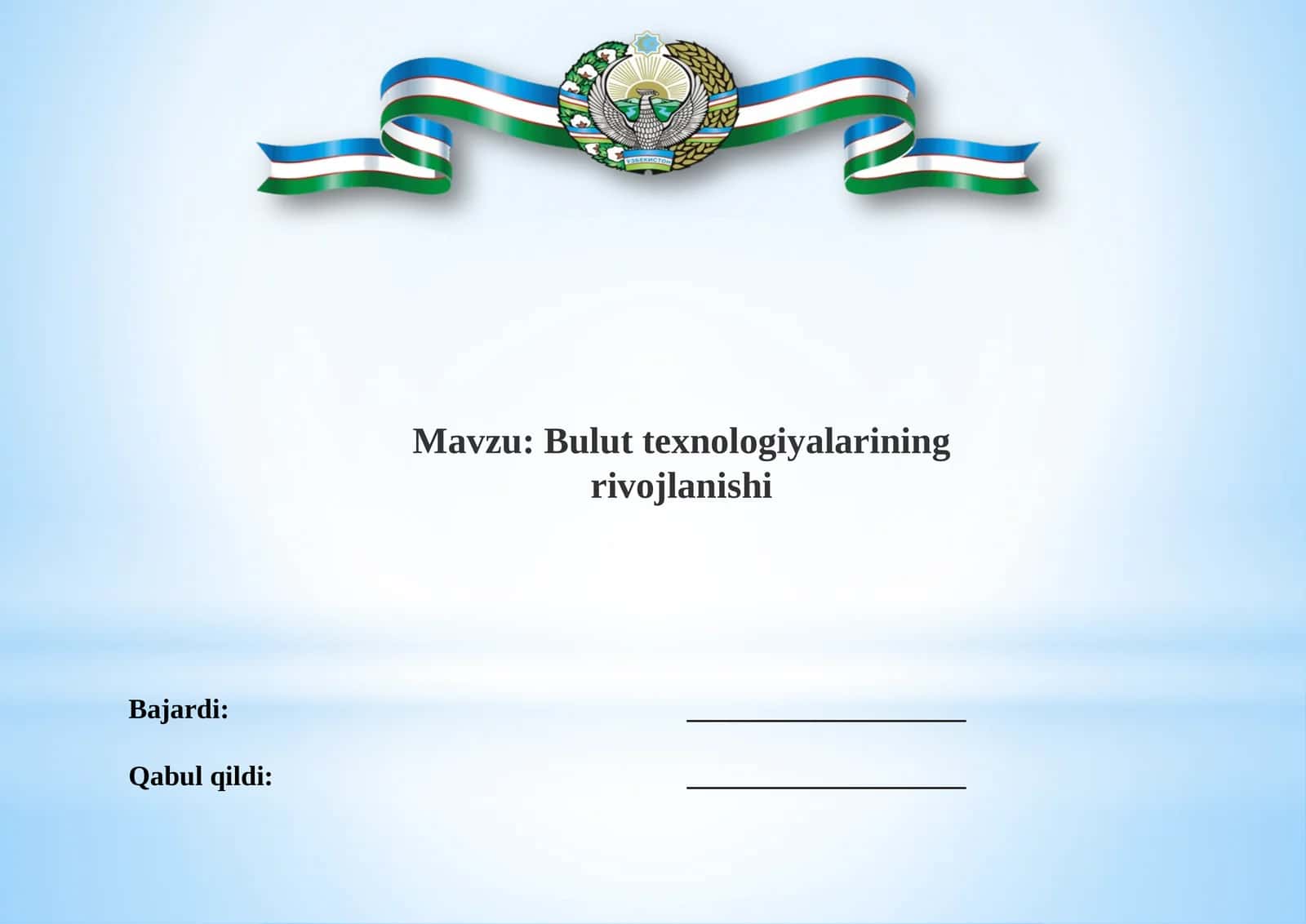 Buluttexnologiyalariningrivojlanishi 1