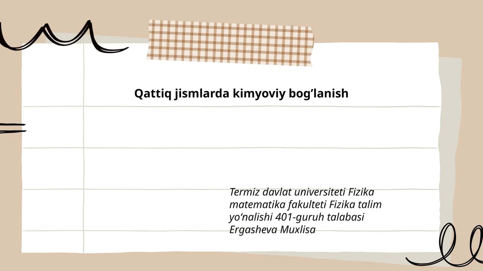 Qattiq jismlarda kimyoviy bogʼlanish 1