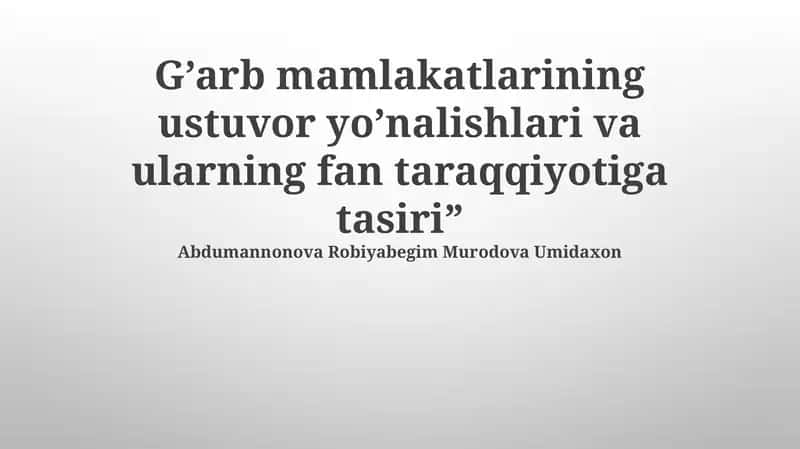 Innovatsion iqtisodiyotni rivojlantirish 1