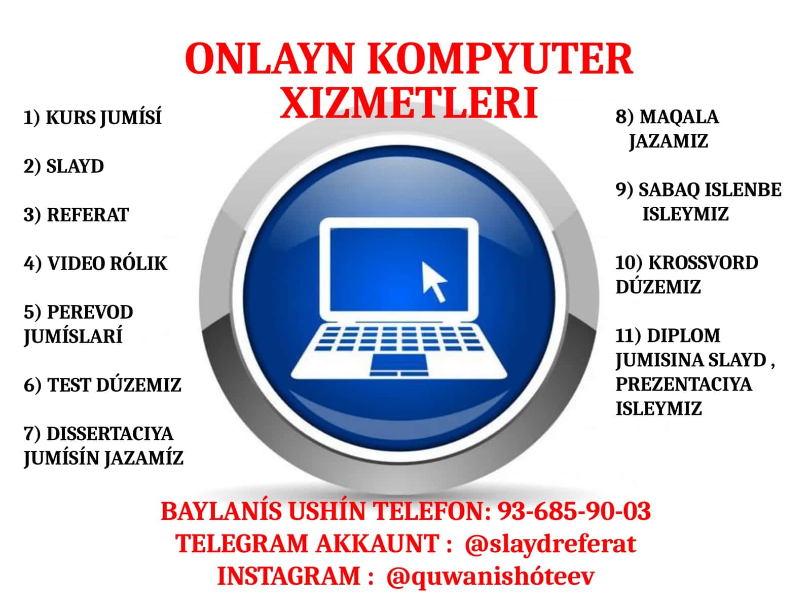 ONLAYN KOMPYUTER XIZMETLERI 1
