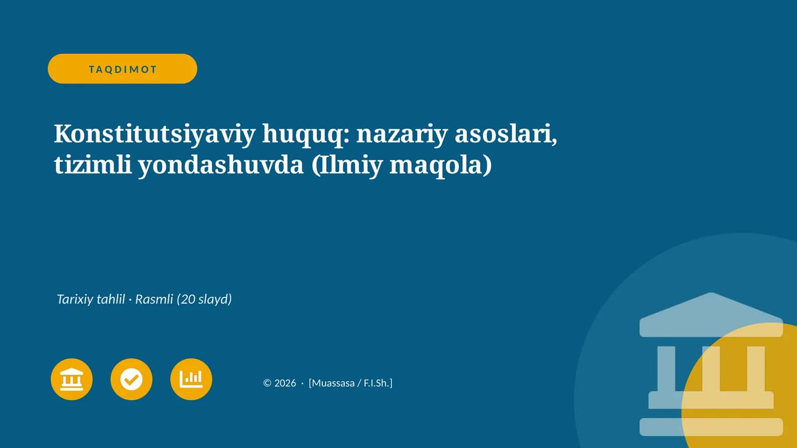 Konstitutsiyaviy huquq: nazariy asoslari, tizimli yondashuvda 1