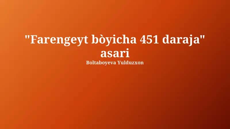 Farengeyt bòyicha 451 daraja 1