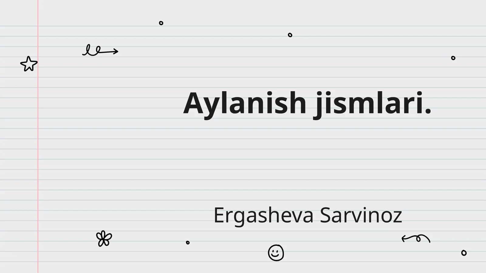 Aylanish jismlari 1