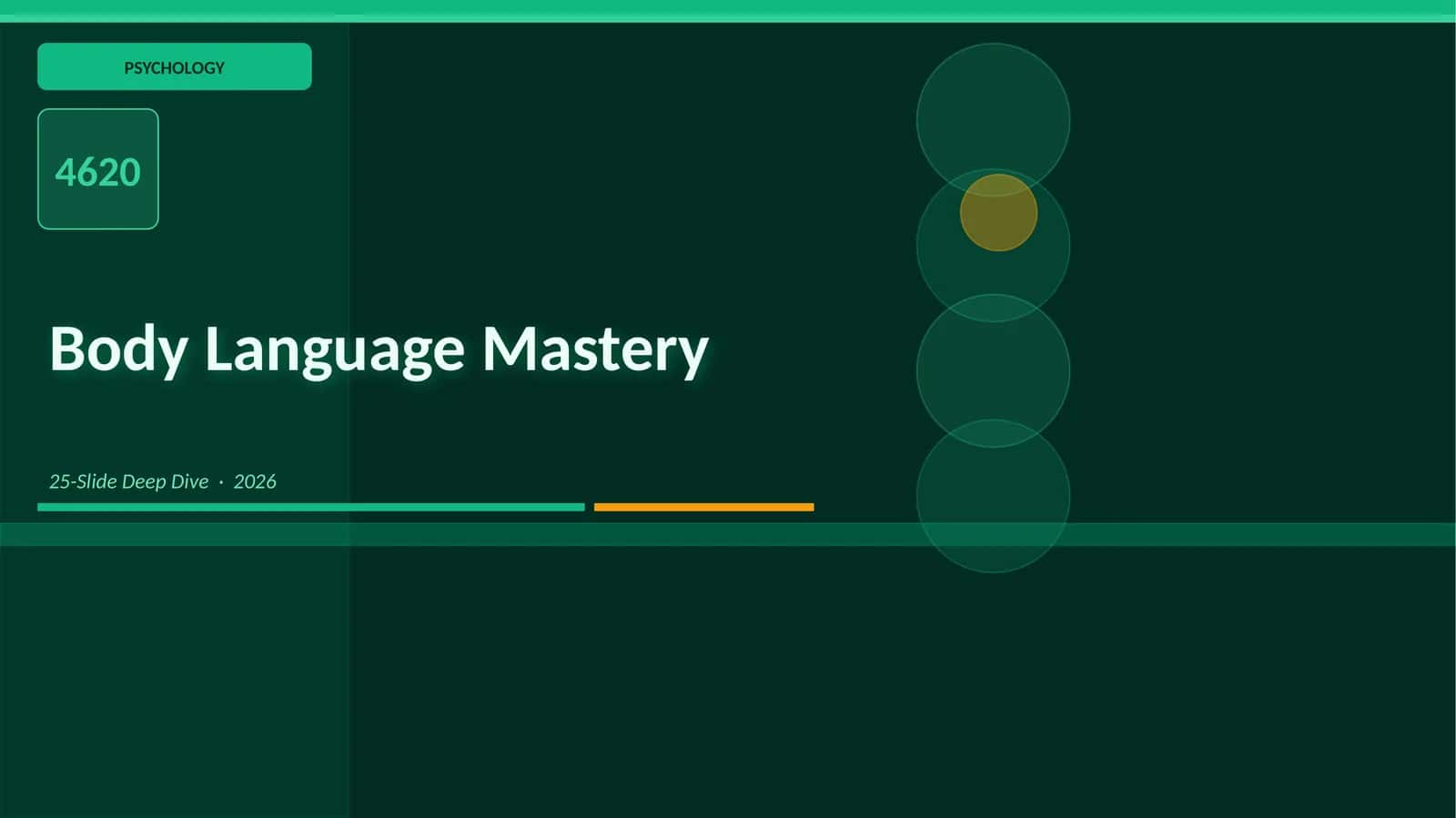 Body Language Mastery 1
