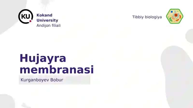 Hujayra membranasi 1