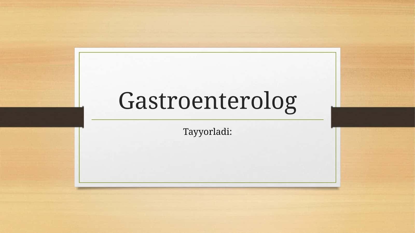 Gastroenterolog 1