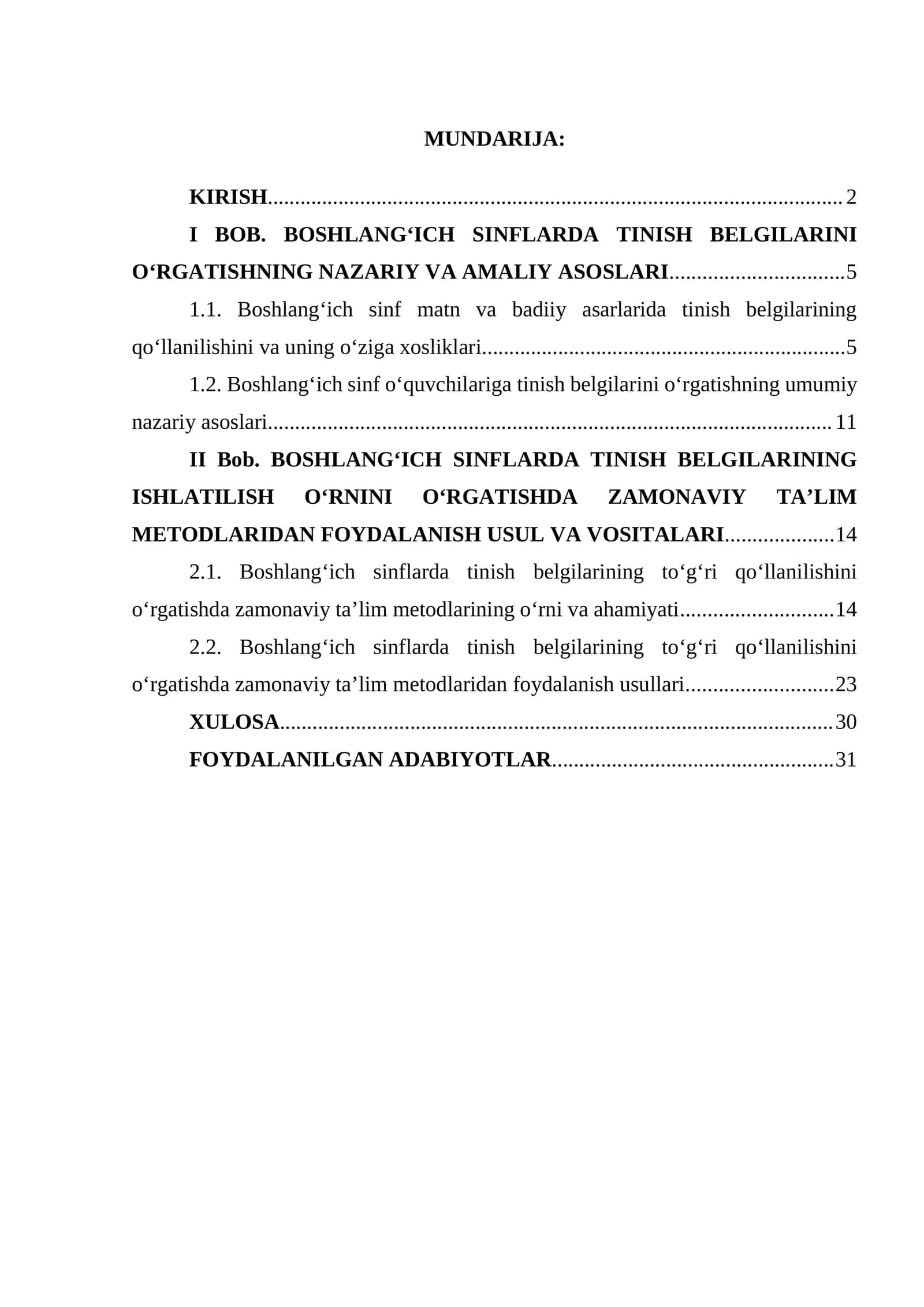 BOSHLANGʻICH SINFLARDA TINISH BELGILARINI OʻRGATISHNING NAZARIY VA AMALIY ASOSLARI 1