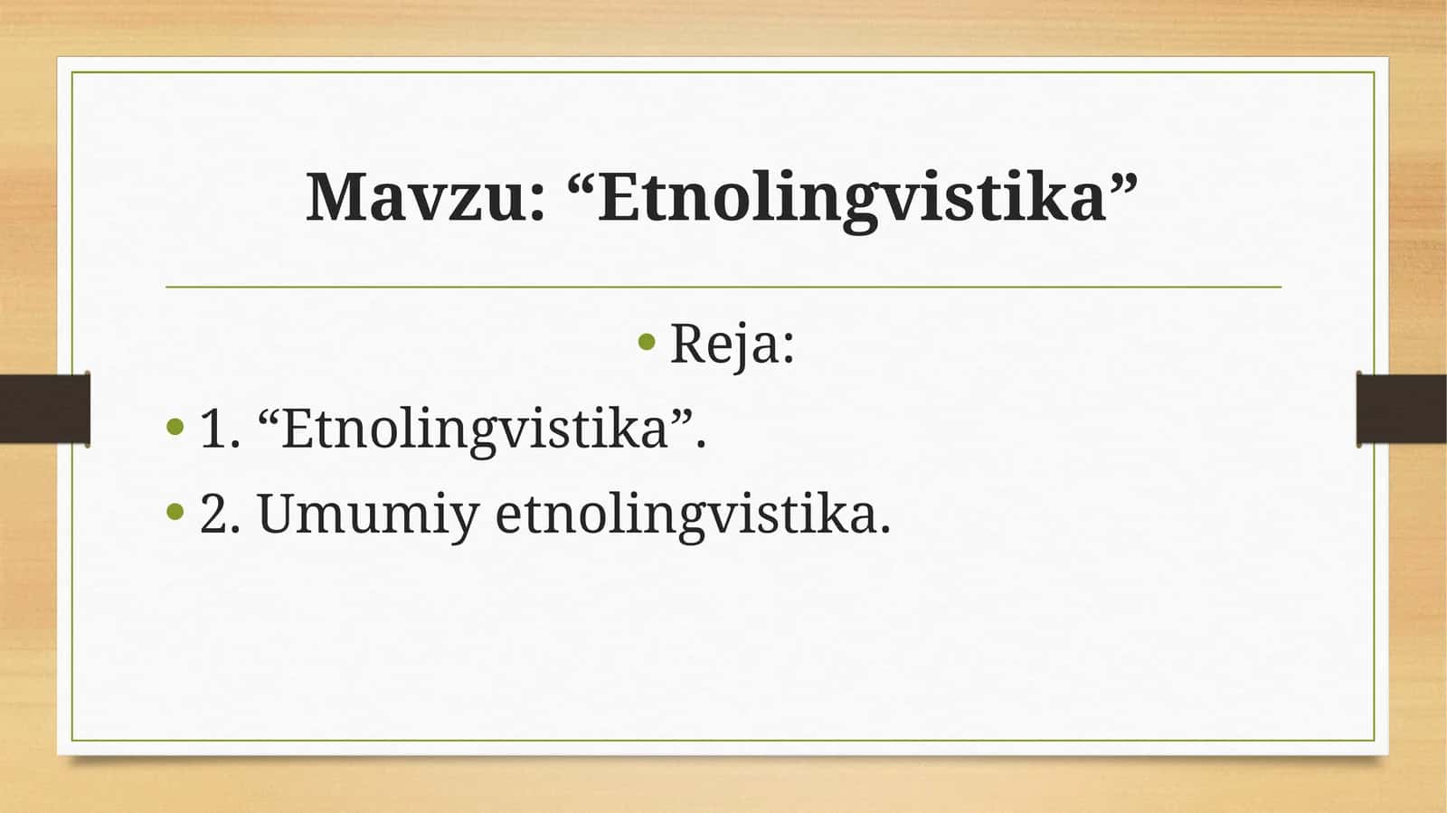 Etnolingvistika 1