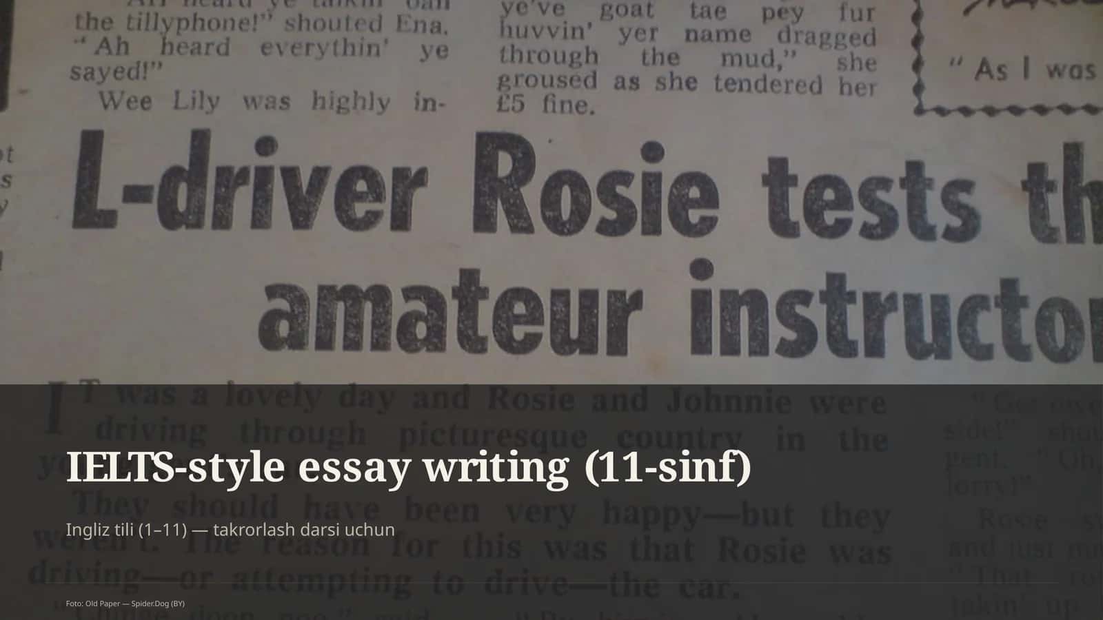 IELTS-style essay writing (11-sinf) 1