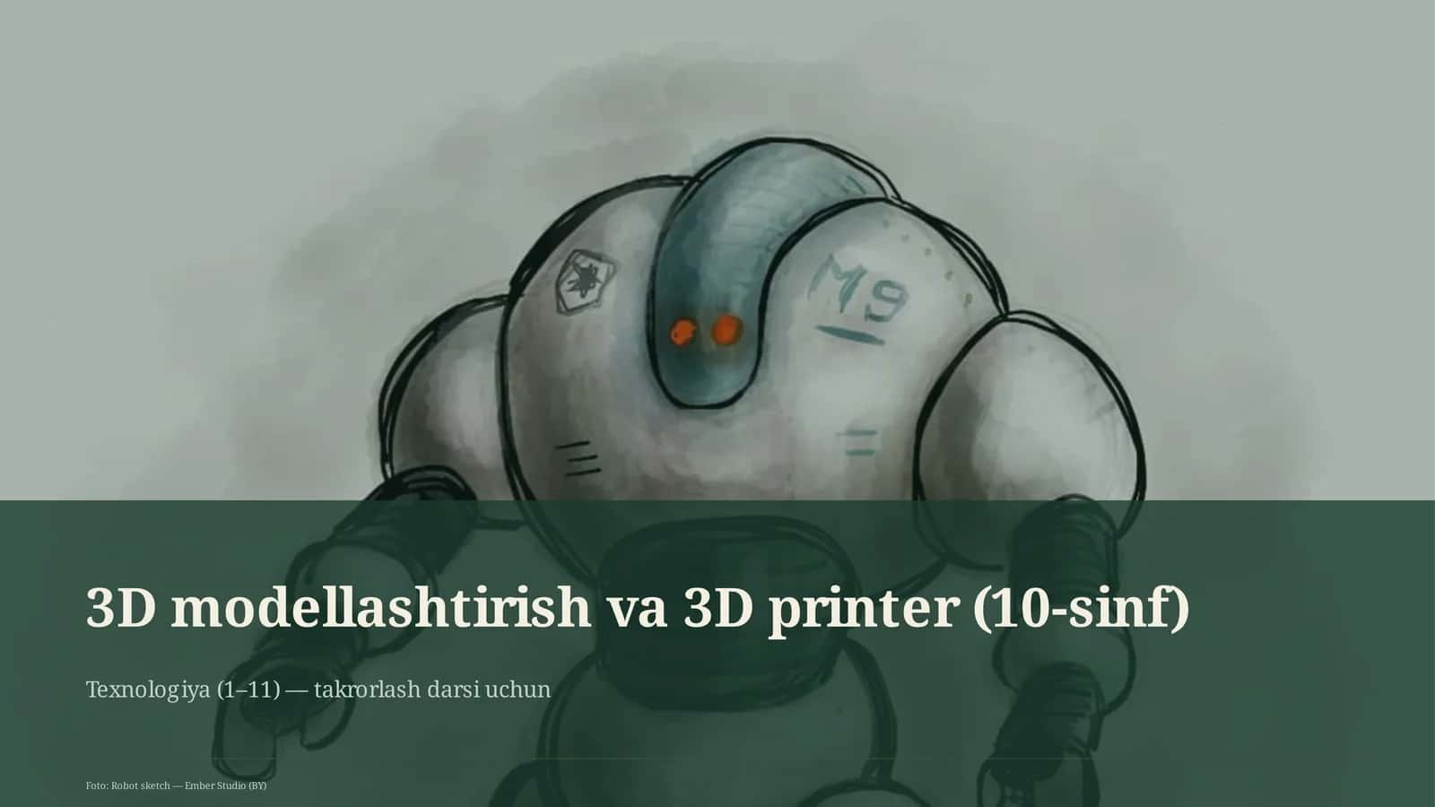3D modellashtirish va 3D printer (10-sinf) 1