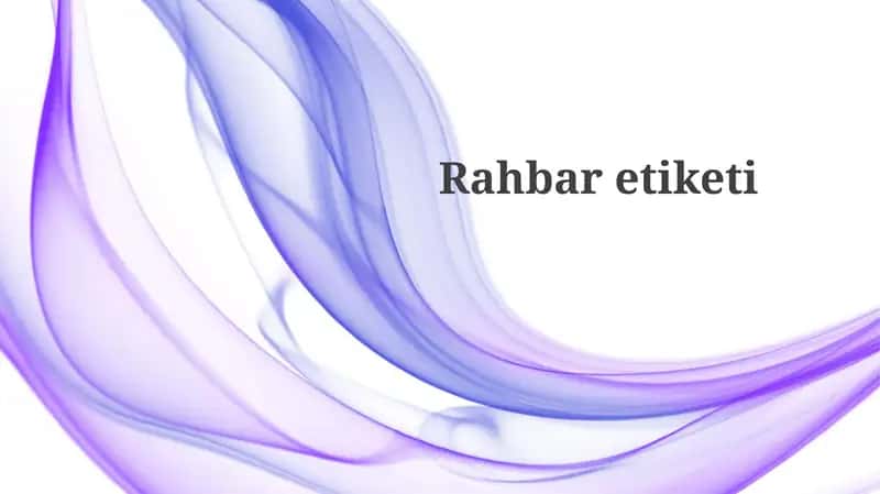 Liderlik Etikasi: Asosiy Tamoyillar va Namuna 1