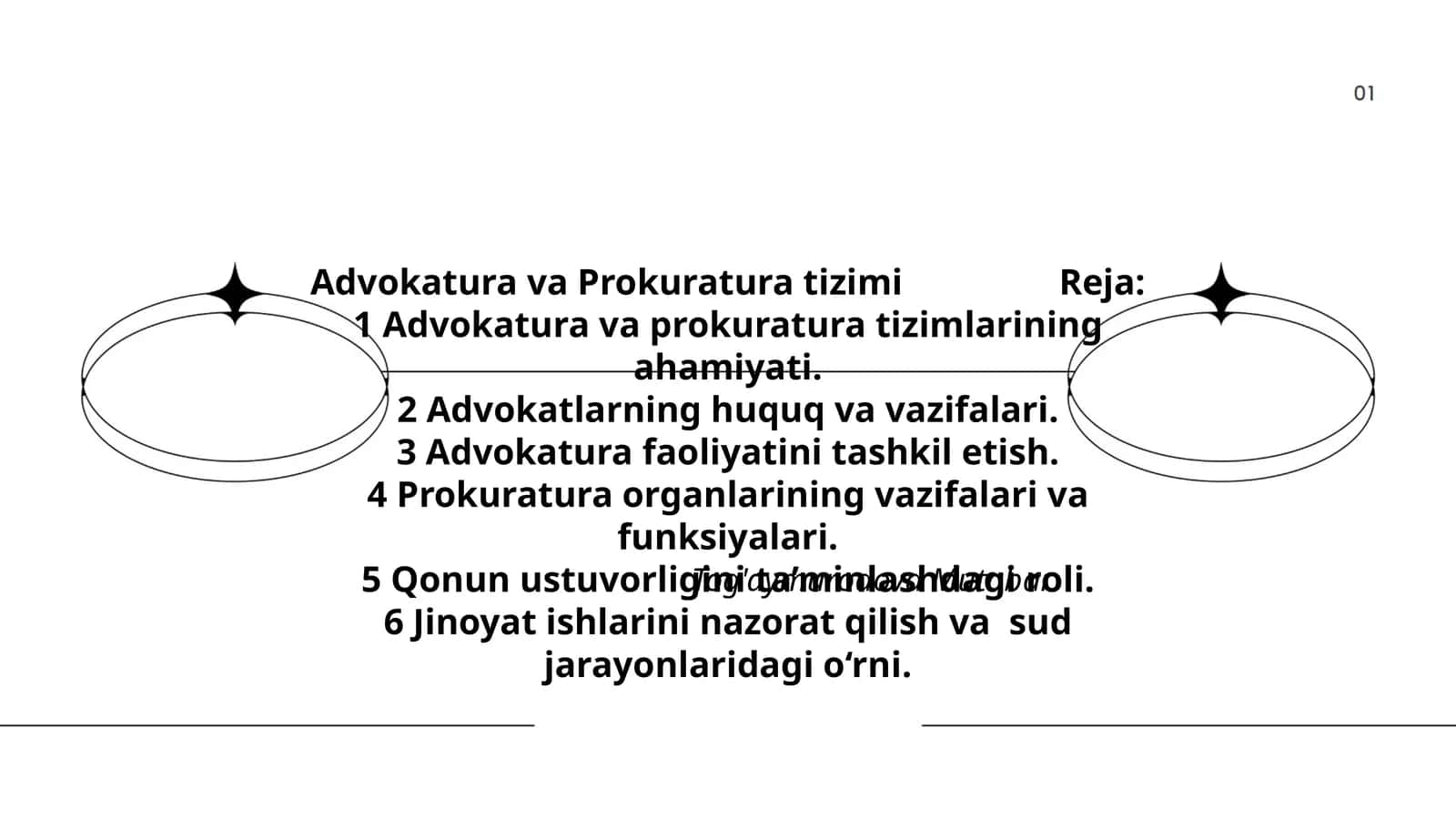 Advokatura va Prokuratura tizimi 1