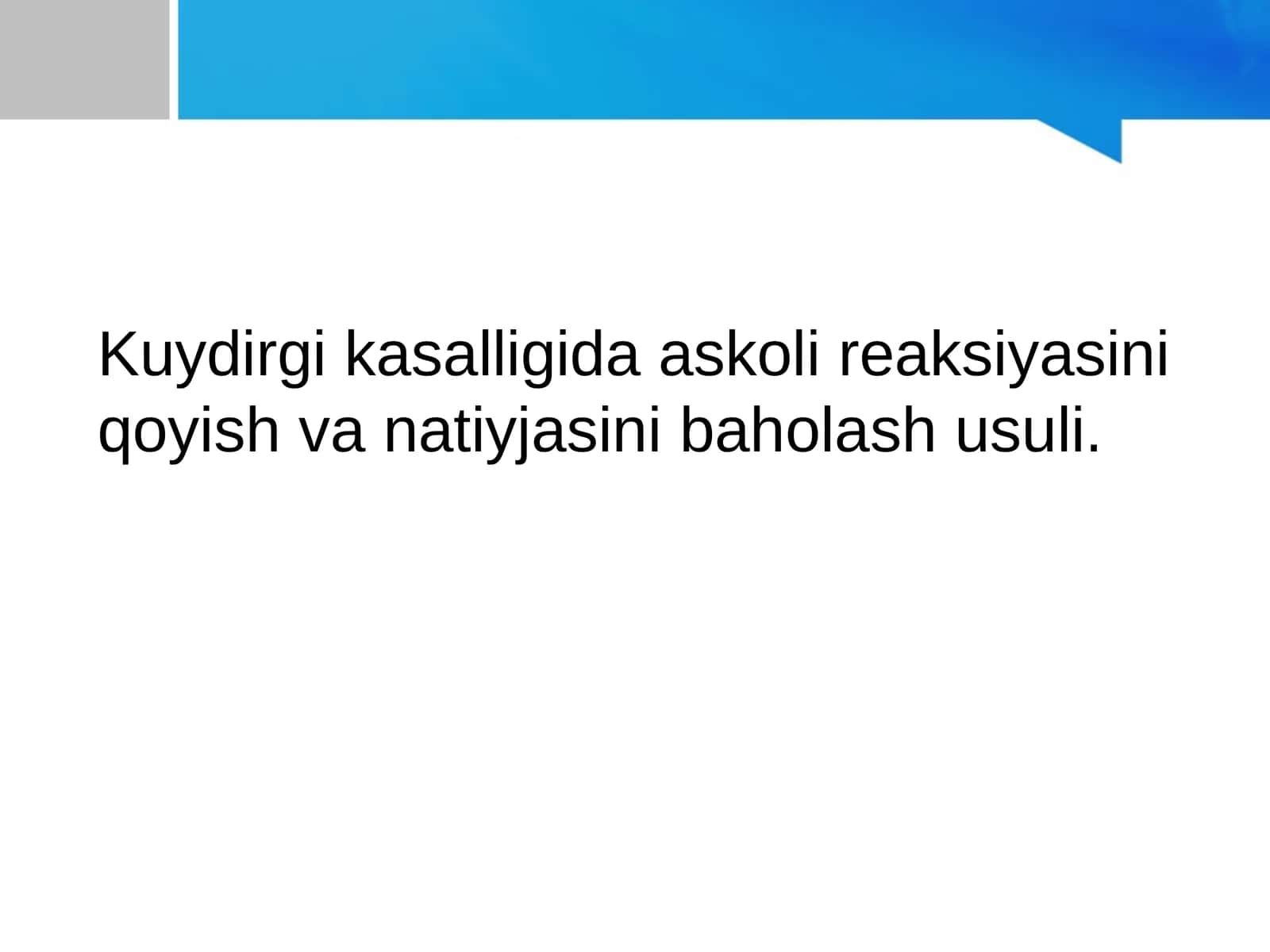 kuydirgi kaslligida askoli reaksiyasi 1
