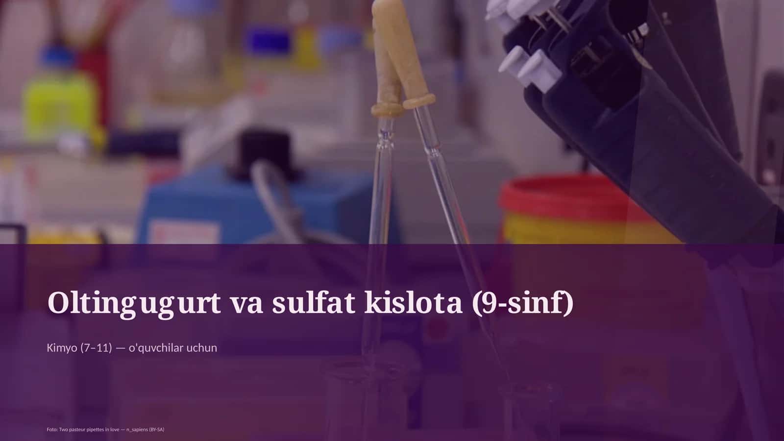 Oltingugurt va sulfat kislota (9-sinf) 1