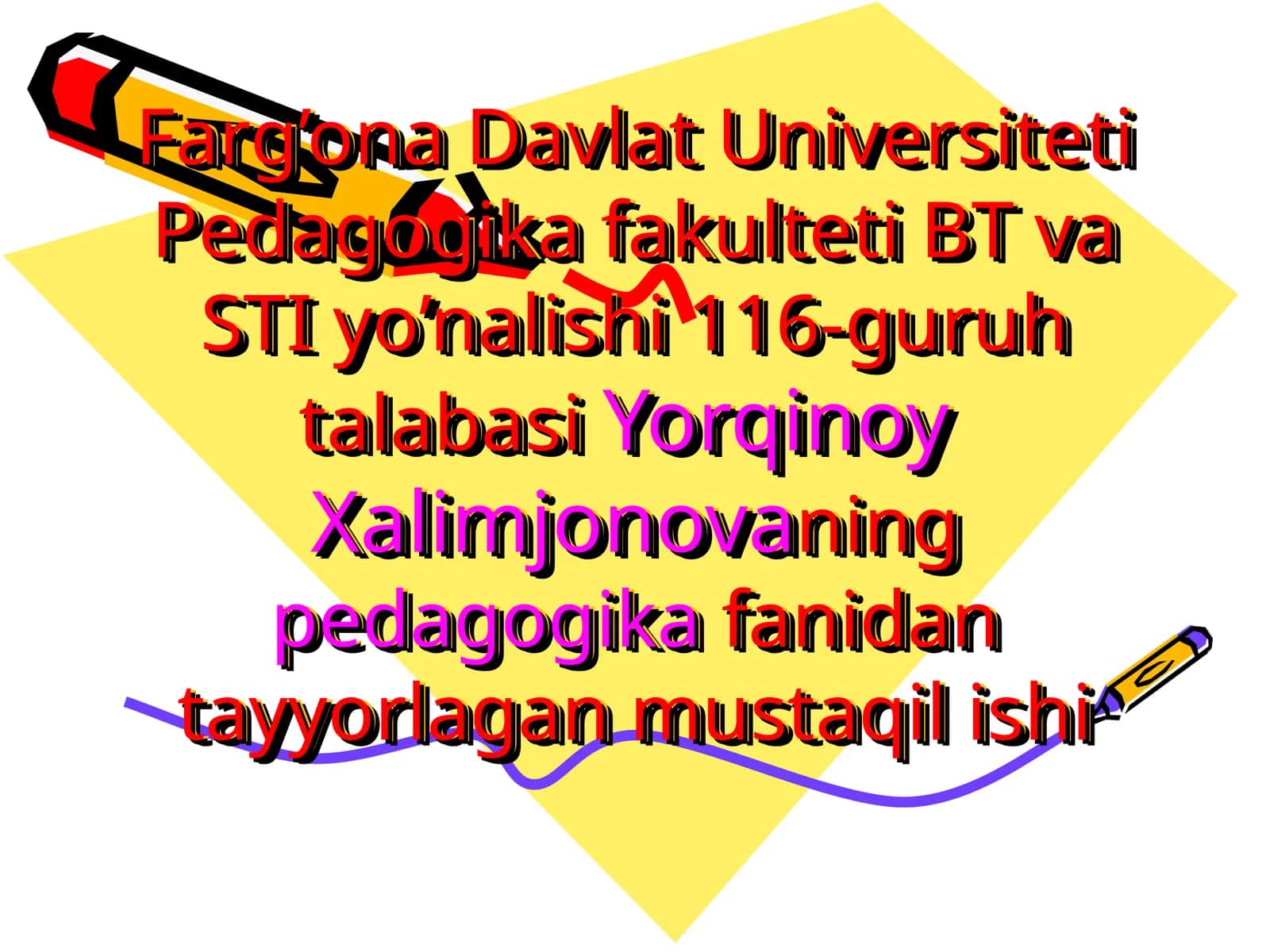 Pedagogika - tarbiya haqidagi fan 1