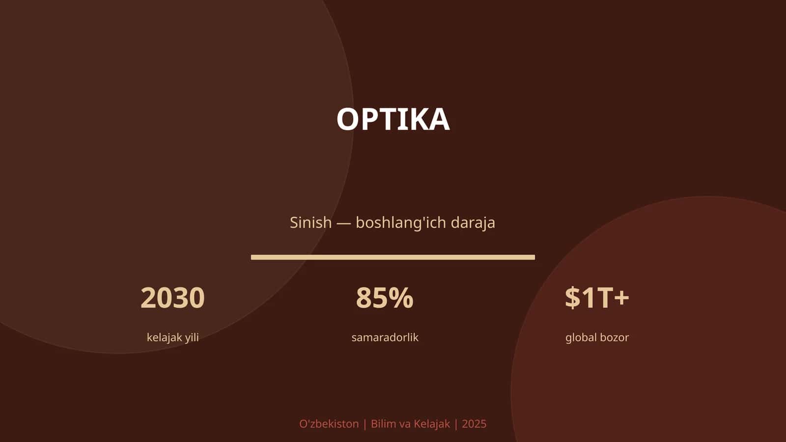 OPTIKA 1