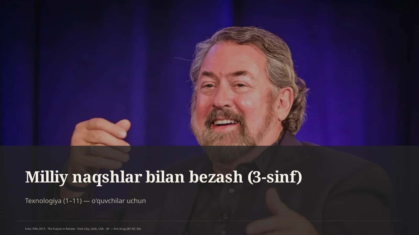 Milliy naqshlar bilan bezash (3-sinf) 1