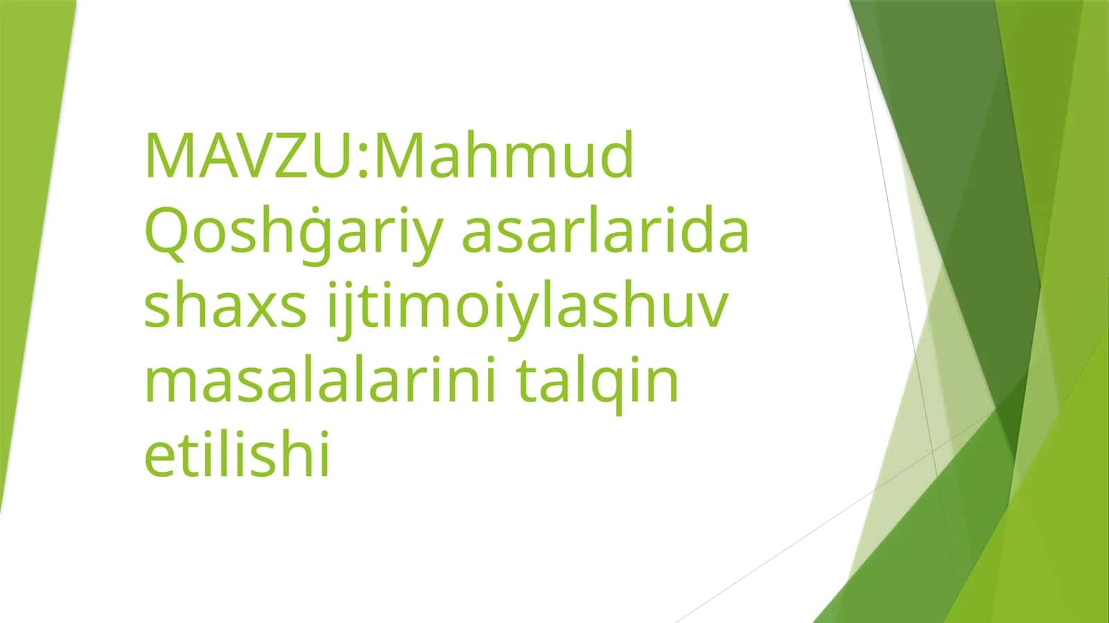 MahmudQoshġariy asarlarida shaxs ijtimoiylashuv masalalarini talqin etilishi 1