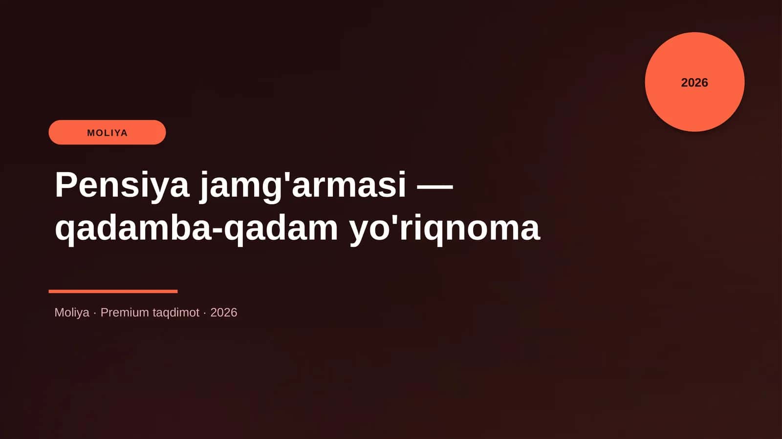 Pensiya jamg'armasi — qadamba-qadam yo'riqnoma 1