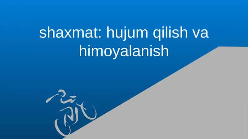 Shaxmat: hujum qilish va himoyalanish 1