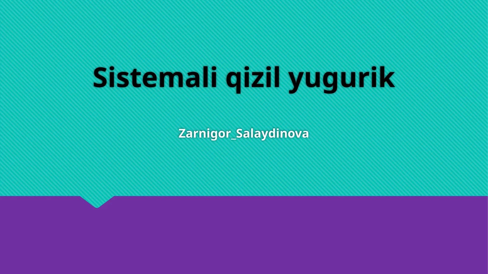 SistemaliqizilyugurikZarnigor_Salaydinova 1