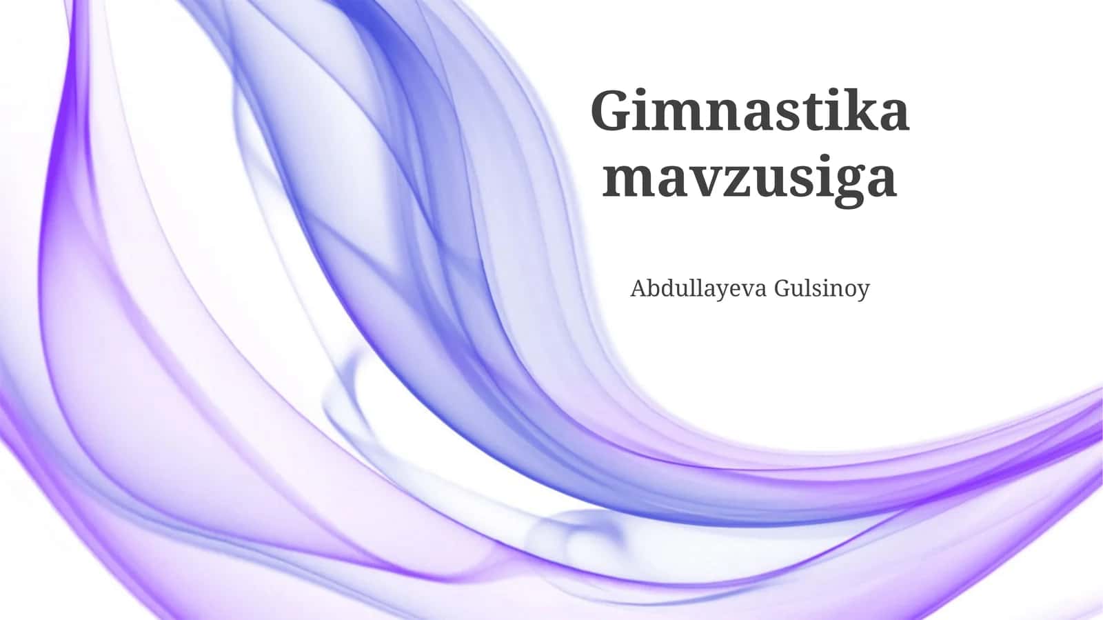 Gimnastika mavzusiga 1