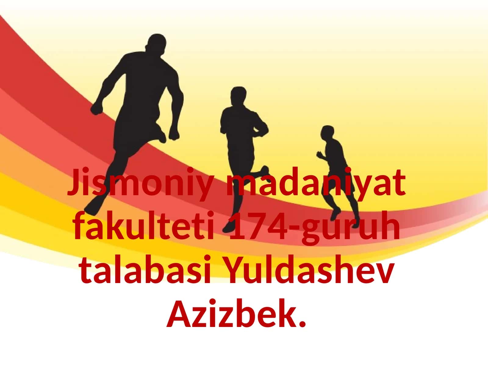 Jismoniy madaniyat fakulteti 174-guruh talabasi Yuldashev Azizbek 1