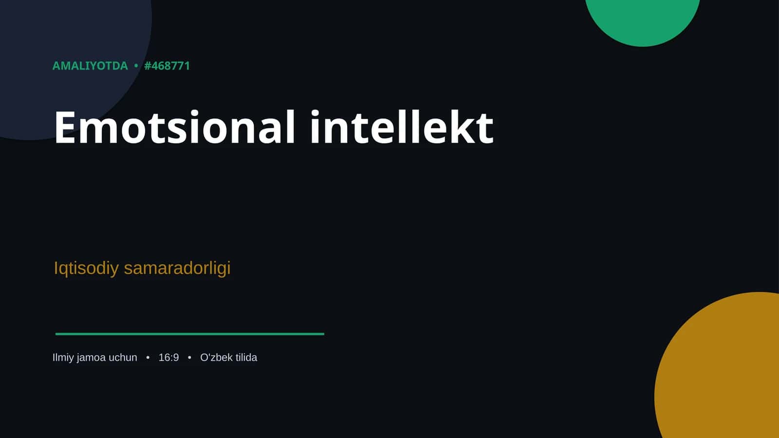 Emotsional intellekt 1