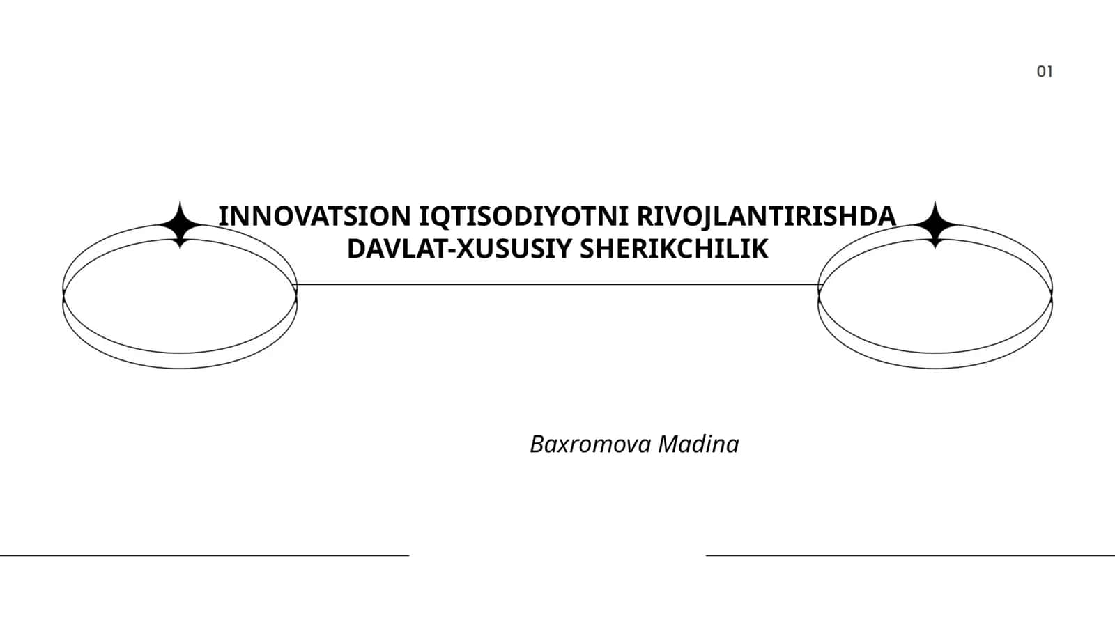 Davlat-xususiy sheriklik modellarini shakllantirish 1