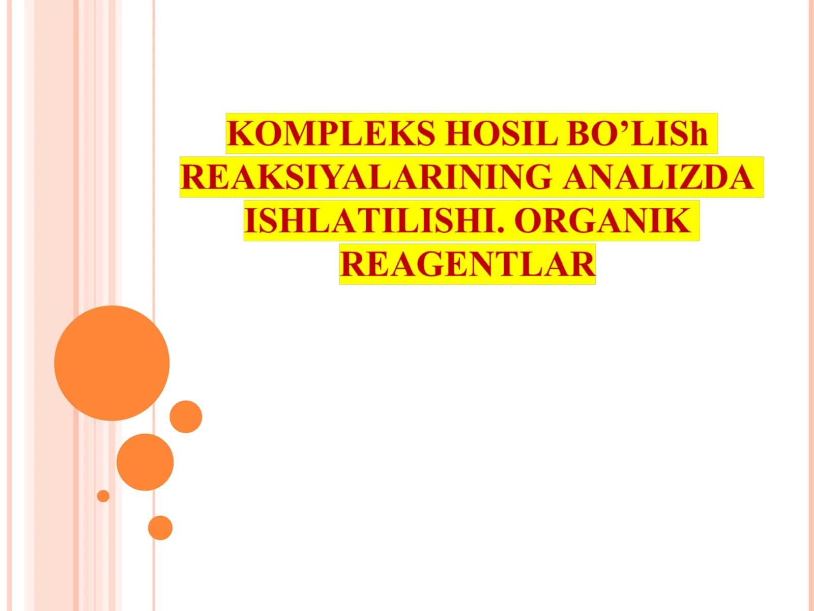 Kompleks ionlarning dissosilanishi 1