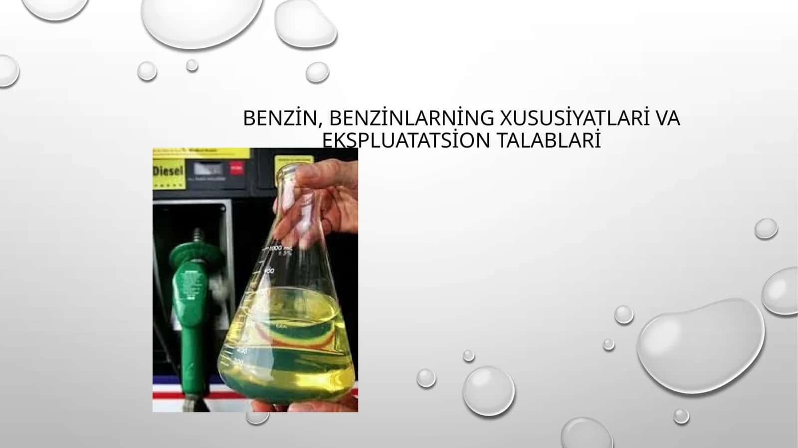 Benzin,Benzinlarningxususiyatlari va ekspluatatsion talablari 1