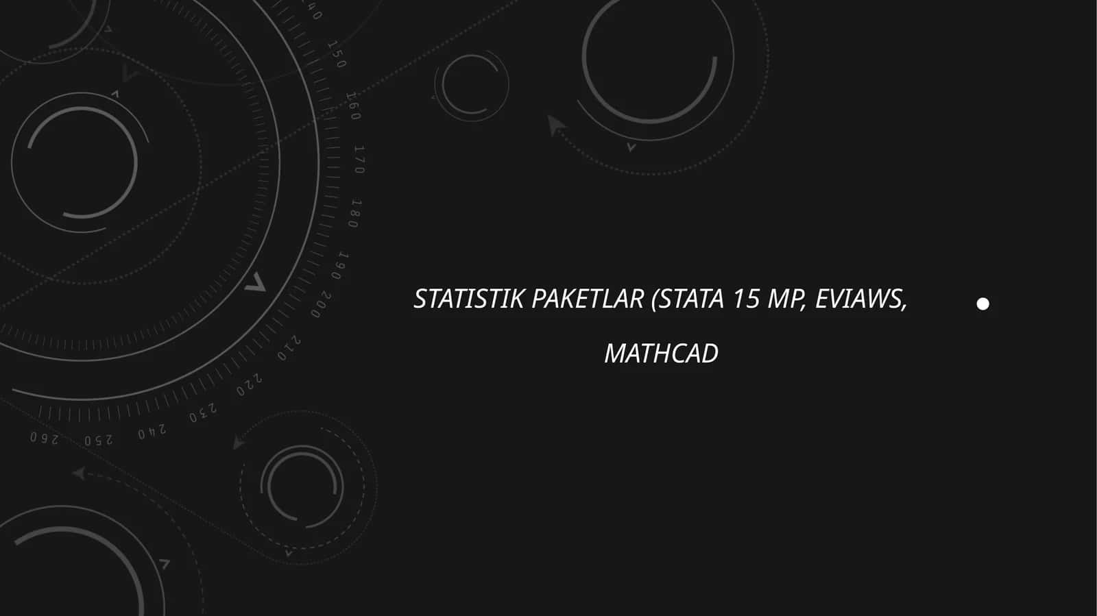 Statistik paketlar Stata 15 mp, eviaws, Mathcad 1