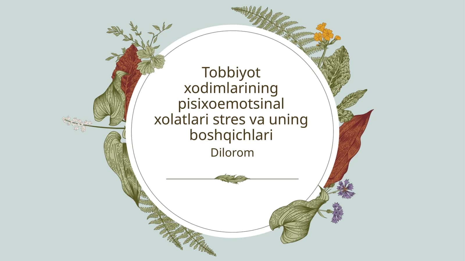 Tobbiyot xodimlarining pisixoemotsinal xolatlari stres va uning boshqichlari 1