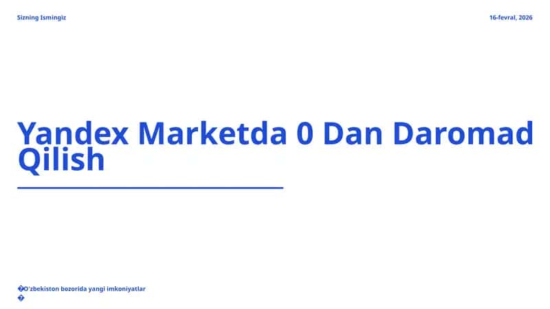 Yandex Market 1