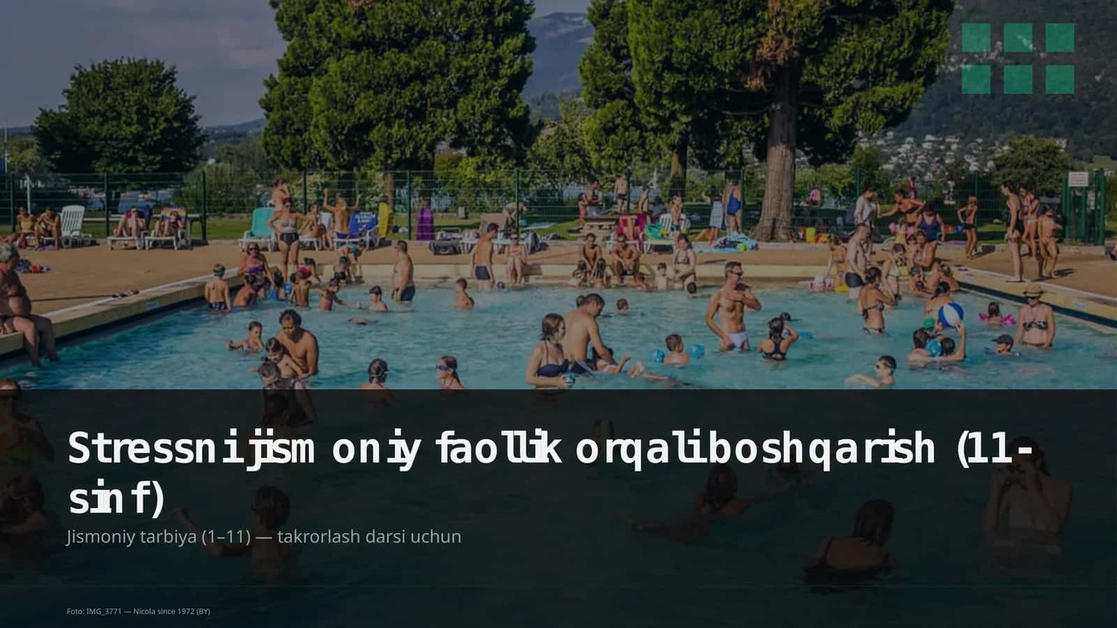 Stressni jismoniy faollik orqali boshqarish (11-sinf) 1